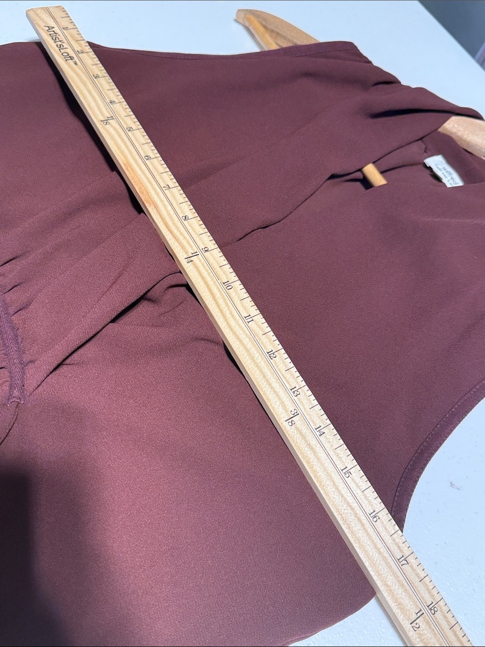 Aritzia Wilfred Sabine Dress Purple Maroon Size Small - Picture 8 of 11